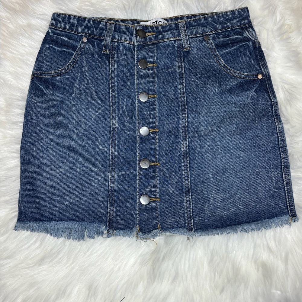 TCL Blue Mini Skirt Casual Night Out